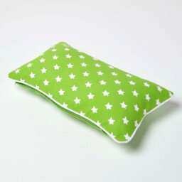 Homescapes Cotton Green Stars Cushion Cover, 30 X 50 Cm - thumbnail 4