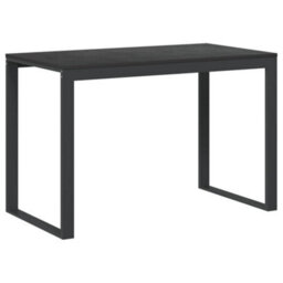 Berkfield Computer Desk Black 110X60X73 Cm Engineered Wood - thumbnail 2