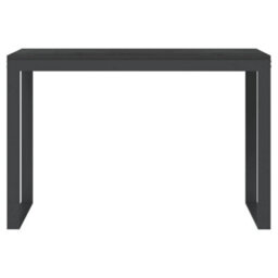 Berkfield Computer Desk Black 110X60X73 Cm Engineered Wood - thumbnail 3