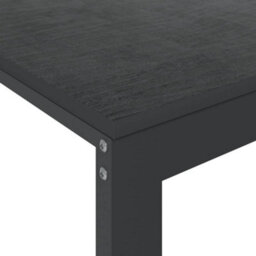 Berkfield Computer Desk Black 110X60X73 Cm Engineered Wood - thumbnail 4