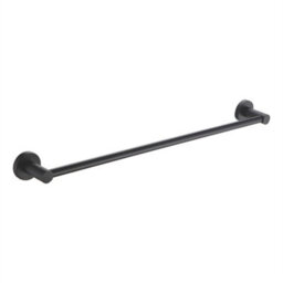Showerdrape Modernity Black Steel Wall Mounted Towel Rail 500mm - thumbnail 3