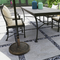 Outsunny 12Kg Resin Garden Parasol Base Sun Umbrella Base, Bronze Tone - thumbnail 8