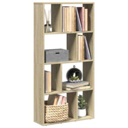 Berkfield Bookcase Sonoma Oak 60X20X120 Cm Engineered Wood - thumbnail 1