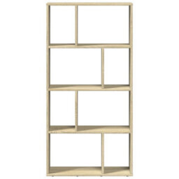 Berkfield Bookcase Sonoma Oak 60X20X120 Cm Engineered Wood - thumbnail 5