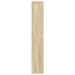 Berkfield Bookcase Sonoma Oak 60X20X120 Cm Engineered Wood - thumbnail 6