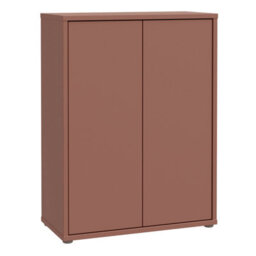 Furniture To Go Alice Springs Shoe Cabinet With 2 Doors Push-To-Open In Terracotta - thumbnail 2