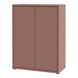 Furniture To Go Alice Springs Shoe Cabinet With 2 Doors Push-To-Open In Terracotta - thumbnail 4