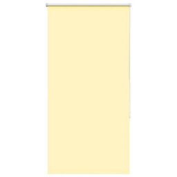 Berkfield Roller Blind Blackout Yellow 75X130 Cm Fabric Width 70.7 Cm Polyester - thumbnail 1