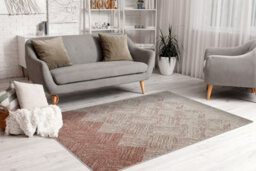 RugsX Carpet Fusion 9775 Cream Terracotta - Geometric, Modern, Abstract 180X270 Cm - thumbnail 5