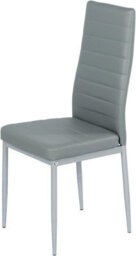 Kosy Koala Modern Charcoal Dining Table Set With 6 Grey Faux Leather Chairs Dining Room Furniture - thumbnail 5