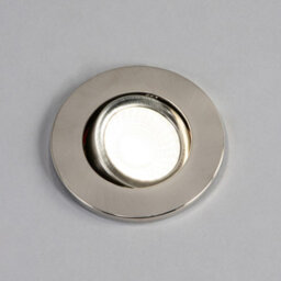 Litecraft Pack Of 2 Chrome Modern Ip20 Fire Rated Tiltable Downlights - thumbnail 3