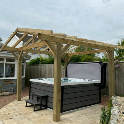 Ruby UK Ruby Premium Pergolas - Frame Only 4.2M Long X 3.3M Wide - image 1