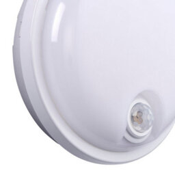 Luminosa Lighting Luminosa Rond Plus Cct Pir Ip65 15W Outdoor Flush Opal - thumbnail 3