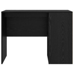 Berkfield Writing Desk Black Oak Engineered Wood Compact - thumbnail 4