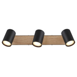 Luminosa Lighting Luminosa Robby Twin Ceiling Spotlight Matt Black 3X Gu10 - thumbnail 4