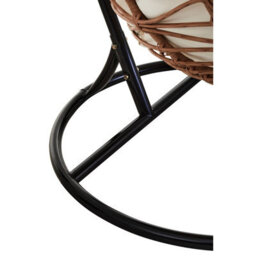 Orsina Stable Natural Rattan Effect Hanging Chair, Stylish Lounge Chaiir, Versatile Garden Chair, Stable Lawn Chair - thumbnail 7