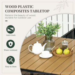 Wyld Haus Lilere 5-Piece Black Rattan Cube Garden Dining Set With Cushions And Wood-Effect Table - thumbnail 7