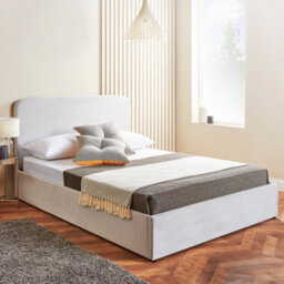 Home Treats Velvet Ottoman Bed Frame Small Double Storage Bed Frame - No Mattress - thumbnail 2