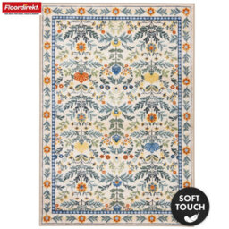 Floordirekt Orientalis Polyamide Area Rug Non Slip Easy Clean Hardwearing Kitchen Hallway Multicoloured 160 X 230 Cm - thumbnail 1