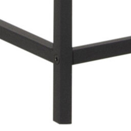 Furniture To Go Seaford Tall Black Metal 2 Door Display Cabinet - thumbnail 9