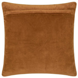 Yard Dales Quilted 100% Cotton Velvet Polyester Filled Cushion, Pecan, 50 X 50Cm - thumbnail 3