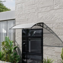 150Cm Door Canopy Awning Outdoor Window Rain Shelter  Wide Alu Frame - thumbnail 5