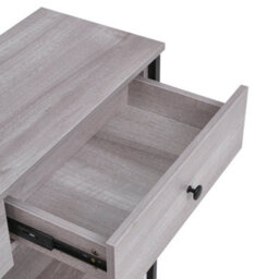 Living And Home 2 Drawers Narrow Console Table Sofa Couch Side Table With 2 Storage Shelves For Entryway Hallway - thumbnail 7