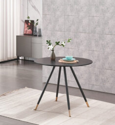 Life Interiors Sofia Dorchester Lux Dining Set, A Table And Chairs Set Of 4, Black/pink - thumbnail 3