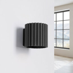 Luminosa Lighting Luminosa Aura Up & Down Wall Lamp Black 1X G9 - thumbnail 2