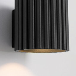 Luminosa Lighting Luminosa Aura Up & Down Wall Lamp Black 1X G9 - thumbnail 4