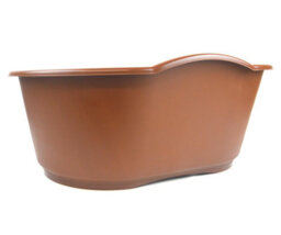 Yes-Online Dog Bed Basket Pet Cat Kitten Puppy Heavy Duty Plastic Waterproof Small Silver - thumbnail 7