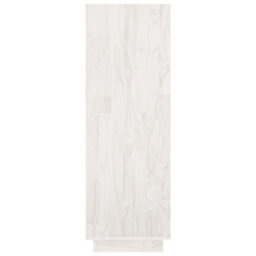 Berkfield Book Cabinet/room Divider White 80X35X103 Cm Solid Pinewood - thumbnail 6