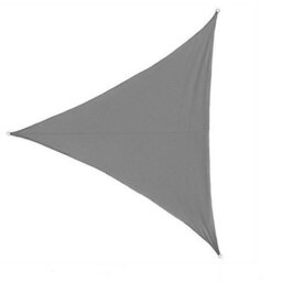Silver 4X4X4M Triangular Shade Sail Uv Resistant - thumbnail 1