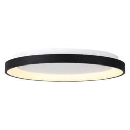 Luminosa Lighting Luminosa Niseko Ring Ceiling 90Cm 78W Led, 3000K, 6200Lm, Black, 3Yrs Warranty - thumbnail 1