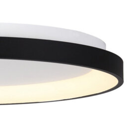 Luminosa Lighting Luminosa Niseko Ring Ceiling 90Cm 78W Led, 3000K, 6200Lm, Black, 3Yrs Warranty - thumbnail 9