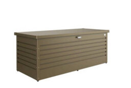Biohort High Quality 6Ft X 2.5Ft Leisuretime Box 180 Garden Metal Storage - Metallic Bronze - thumbnail 1