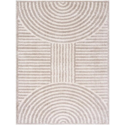 Livabliss Fossay Shaggy-Washable Beige Grey Modern Hig Pile Living Bedroom Rug 200 X 275 Cm Easy Care, Non Shedding - thumbnail 1