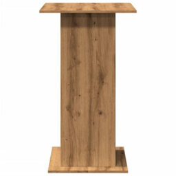 Berkfield Bar Table With Storage Artisan Oak 60X60X102 Cm Engineered Wood - thumbnail 5