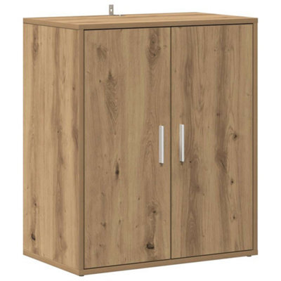 Berkfield Durable Shoe Cabinet Artisan Oak 60X35X70 Cm Engineered Wood
