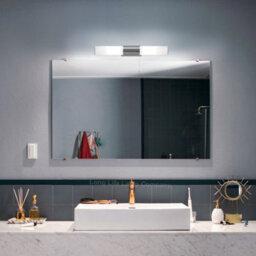 Long Life Lamps Company 8W Led Bathroom Frosted Mirror Wall Light With Pull Cord Cool White 6500K Ip44 Ml14 - thumbnail 5