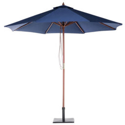 Beliani Market Parasol 270 Cm Toscana Navy Blue - thumbnail 4