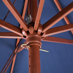 Beliani Market Parasol 270 Cm Toscana Navy Blue - thumbnail 7