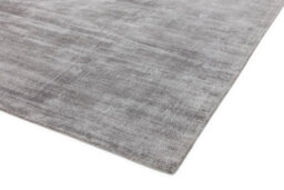 Modern Rug, Plain Bedroom Rug, Living Room Rug, Viscose Plain Rug, 7mm Silver Modern Classy Rug-200Cm X 290Cm - thumbnail 2