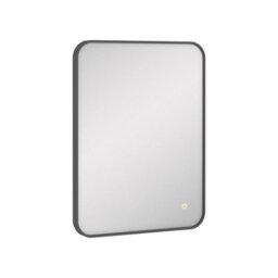 Royal Bathrooms Luton 600 X 800mm Black Backlit Framed Led Illuminated Rectangular Bathroom Mirror With Touch Sensor & Anti-Fog - thumbnail 5