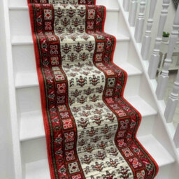 Mayan Stair Runner - Soft & Durable Carpet Runner For Stairs & Staircases, Multiple Lengths - thumbnail 1