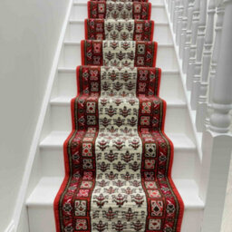 Mayan Stair Runner - Soft & Durable Carpet Runner For Stairs & Staircases, Multiple Lengths - thumbnail 3
