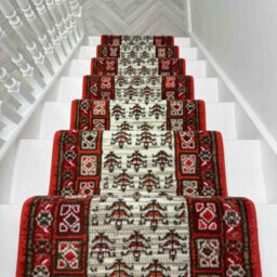 Mayan Stair Runner - Soft & Durable Carpet Runner For Stairs & Staircases, Multiple Lengths - thumbnail 9
