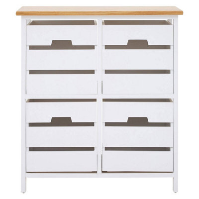 Orsina Stylish 4 Drawer Chest, Modern Chest Of Drawers For Livingroom, Sleek Minimalist Storage Chest For Lounge - image 1