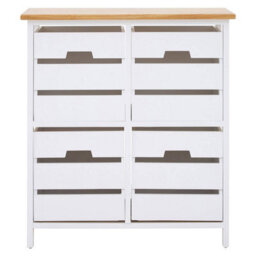 Orsina Stylish 4 Drawer Chest, Modern Chest Of Drawers For Livingroom, Sleek Minimalist Storage Chest For Lounge - thumbnail 1