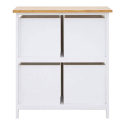 Orsina Stylish 4 Drawer Chest, Modern Chest Of Drawers For Livingroom, Sleek Minimalist Storage Chest For Lounge - thumbnail 4